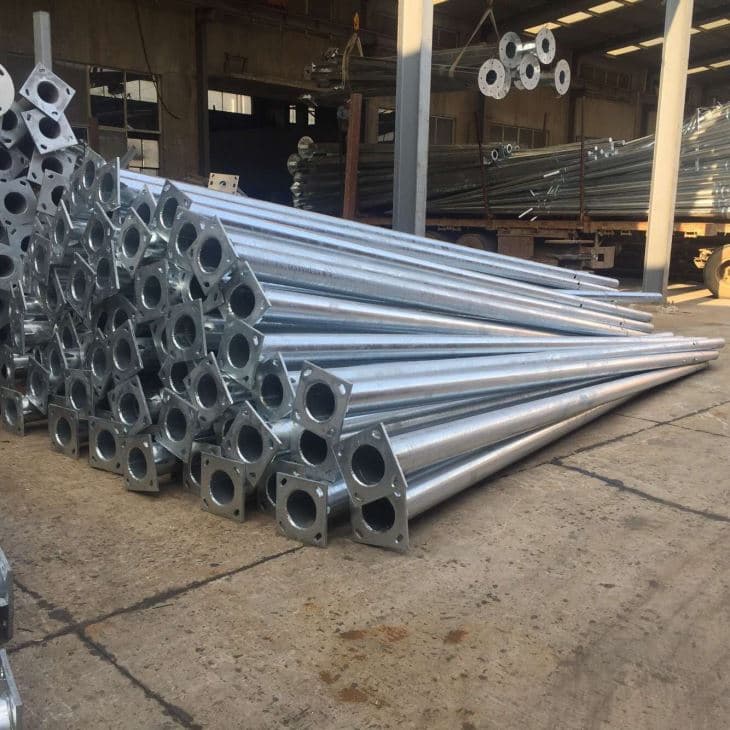 Galvanized Street Lighting Poles